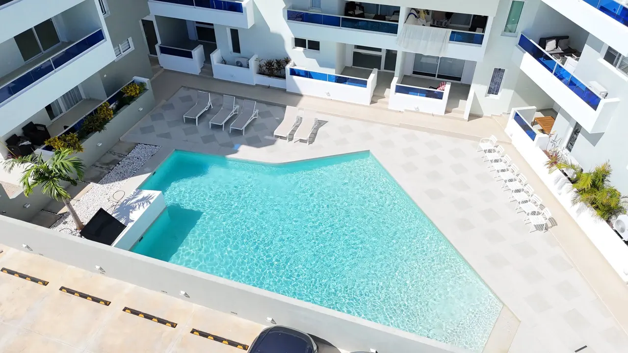 Dos suites: Piscina