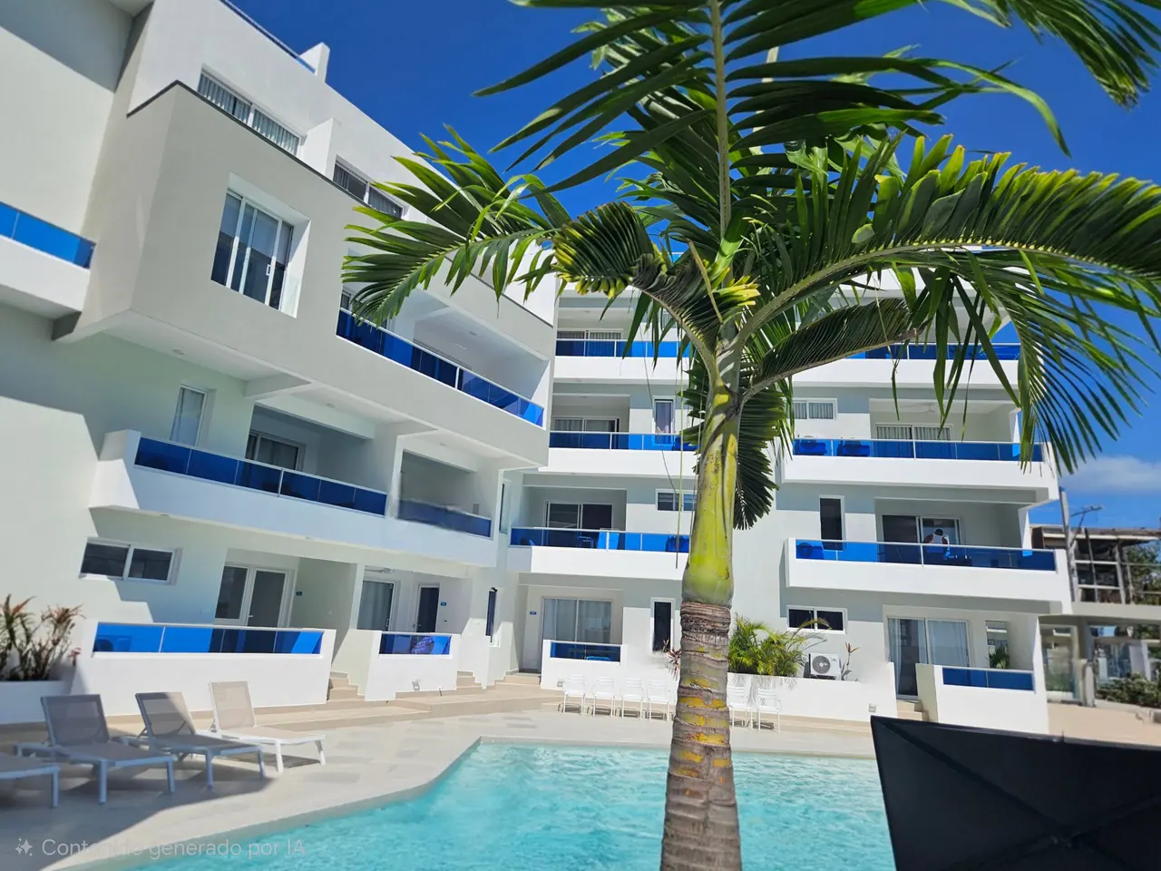 Dos suites: Piscina
