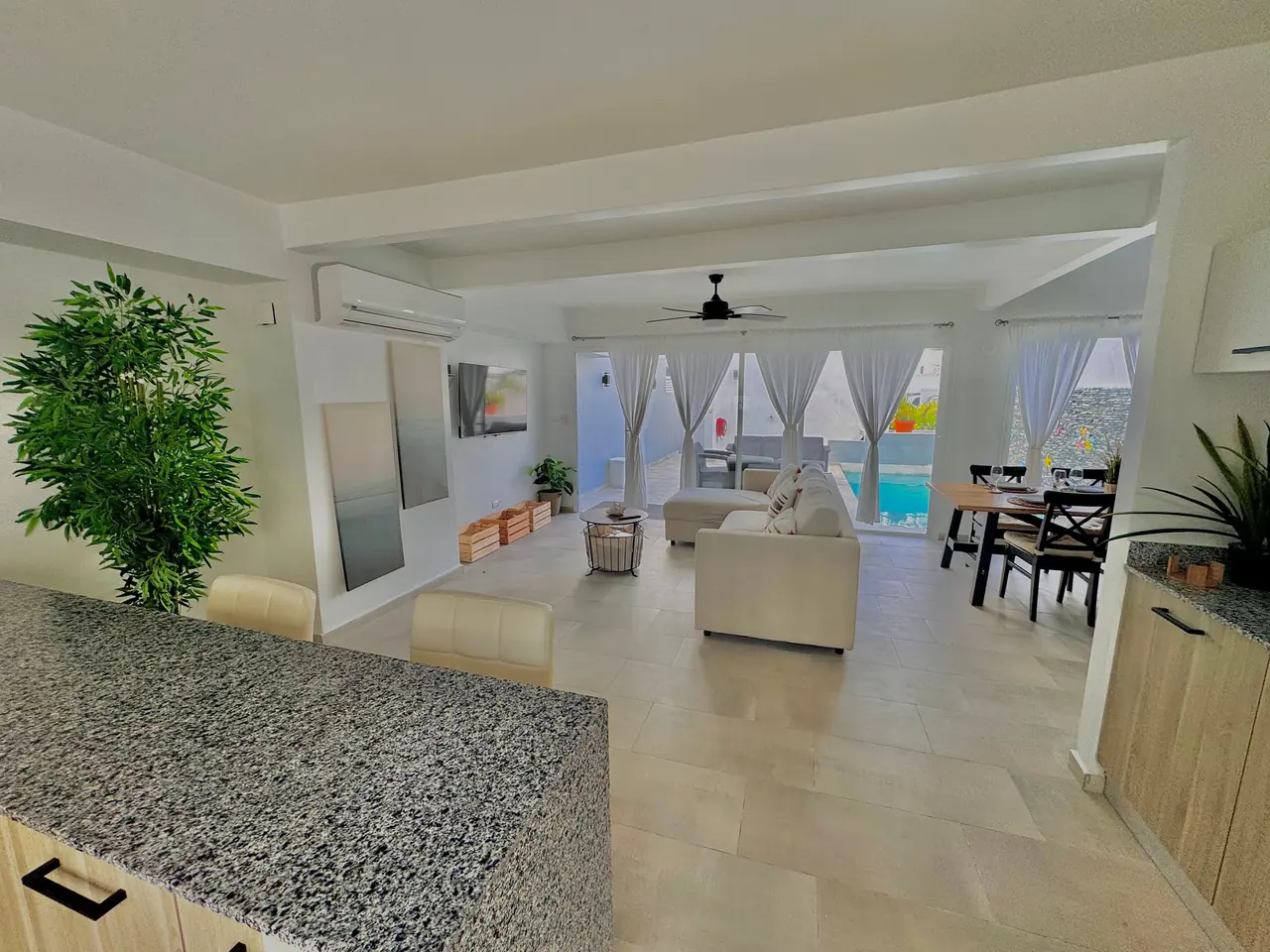 Villa Bayahibe: Salón