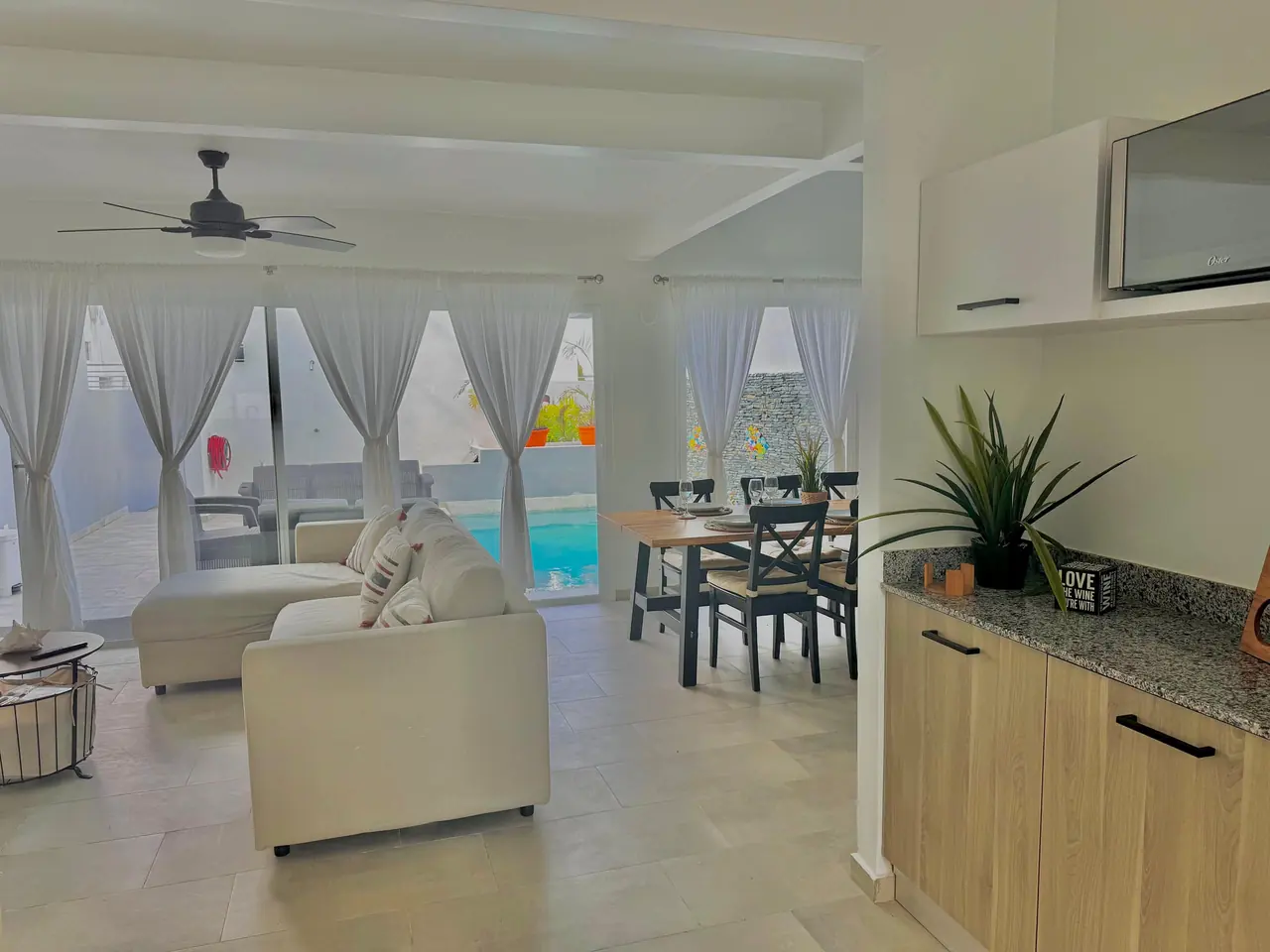 Villa Bayahibe: Salón