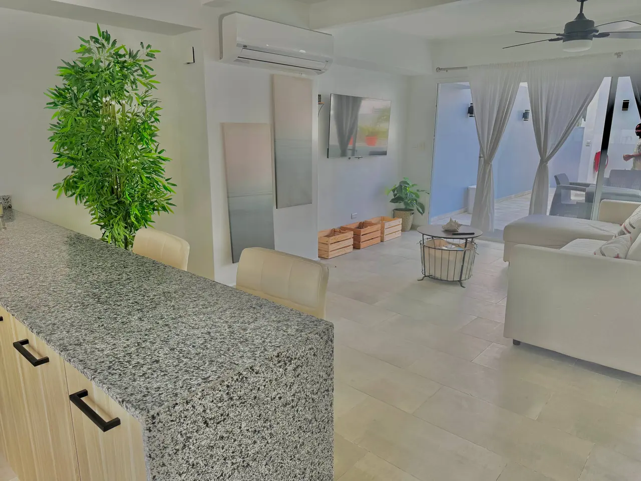 Villa Bayahibe: Salón